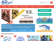Tablet Screenshot of diabetcemiyeti.org